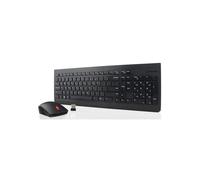 Conjunto de teclado y ratón - LENOVO - 4X30M39497 - Inalámbrico - QWERTY - Negro