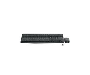 Conjunto de teclado y ratón - LOGITECH - MK235 - Inalámbrico - 2.4 GHz - Gris