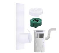Conjunto De Tela De Sellado De Ventanas - Kit De Junta De Aire Acondicionado, Banda De Tela De Secadora | Barrera Resistente Intemperie Flexible, Panel De Cierre Ahorro De Energía Con Hierro