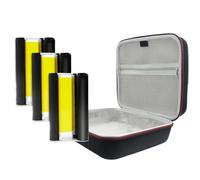 Conjunto de Tinta y Papel Compatible para Selphy CP1200 CP1300 CP910 CP900 Las impresoras fotográficas Funcionan con Cartuchos de 36 Pulgadas KP de 108 Pulgadas(Case and 3 Inks)