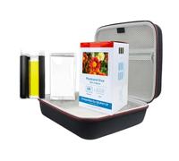 Conjunto de Tinta y Papel Compatible para Selphy CP1200 CP1300 CP910 CP900 Las impresoras fotográficas Funcionan con Cartuchos de 36 Pulgadas KP de 108 Pulgadas(Case and Ink Set)