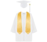 Conjunto de Toga y Birrete de graduación para niños 2025 con Borla 2025, Toga y Birrete de graduación para jardín de Infancia Unisex Mate, para niños en Edad Preescolar