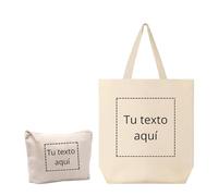 Conjunto de Tote bag y Neceser Personalizado