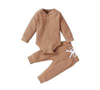Conjunto de Traje Bebe niño Conjuntos de Invierno para Niñas Pequeñas Conjunto Dos Piezas y Pantalones Manga Larga Cálidos Ropa Cómoda Uso Diario Bebés