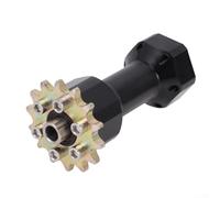 Conjunto de transmisión de manga de eje central hecho de aleación 7075 para Surron para Light Bee X S X160 X260 E-bike con engranaje de 14 dientes púrpura (negro)