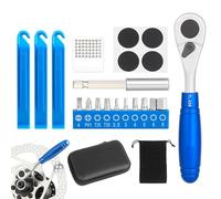 Conjunto de trinquete, conjunto de herramientas de trinquete | Kit de mantenimiento multifuncional,Juego de llaves avanzadas para reparación de bicicletas y uso doméstico