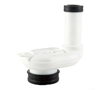 Conjunto de tubería de drenaje de urinario PP con curva de almacenamiento y conexión de drenaje de pared para un enrutamiento eficiente de aguas residuales en baños públicos y privados (A)