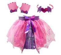 Conjunto de tut de moda Draculaura de Monster High, exclusivo de Amazon, 3 piezas, tallas 4-6, para disfrazarse y jugar a fingir, juguetes para