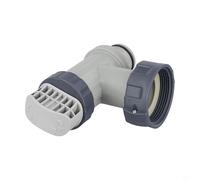 Conjunto de válvula de émbolo de piscina para bombas de filtro 28635EG, 28633EG y 28671EG - Compatible con válvula de repuesto 25010, plástico gris, una sola pieza