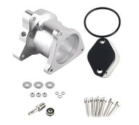 Conjunto De Válvulas EGR 57mm Y 2,25 Pulgadas Para Recirculación Gases Escape Repuesto Automotriz 1,9 130 160 BHP Válvula de recirculación de gases de escape(Plata)