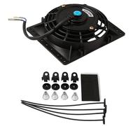 Conjunto de ventilador de refrigeración eléctrica de 6 pulgadas, diseño de motor compacto, construcción de alas duraderas, salida de flujo de aire de alta velocidad, disipación de calor eficiente