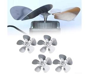 Conjunto de ventilador, paquete de 4 cuchillas de aluminio de 170 mm, ventilador de motor de refrigeración de condensador, eficiencia óptima del flujo de aire, material para sistemas HVAC