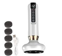 Conjunto de ventosas eléctricas, Herramienta Smart Body Gua Sha con 12 niveles de temperatura, Máquina de terapia de vacío 3 en 1 para abdomen, brazos, pierna, cintura, cadera Lambo