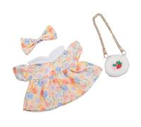 Conjunto de Vestido de Algodón para Muñecas de Felpa de 20 cm, Ropa Resistente, Decoración del Hogar, 7,8 Pulgadas