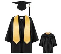 Conjunto de vestidos de graduación 'jardín de infancia, capucha y vestido de graduación 'jardín de infantes, 2025 AÑOS DE CAPPEÑO DE GRANDACIÓN AÑO SET TASSEL, Vestidos escolares unisex, mono