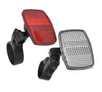 Conjunto de visibilidad nocturna: equipo de ciclismo seguridad para desplazamientos nocturnos | 5,3x3,5x4cm, lente transparente con soporte montaje, accesorio bicicleta carretera para ciclist