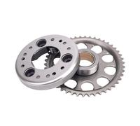 Conjunto de volante con engranaje de embrague de arranque y junta for motocicleta, compatible con ER-5, ER500, 454LTD, EN450A, EX500A, EX500D y EN500.(Starter Clutch Assy)