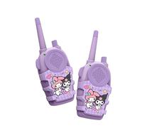 Conjunto DE WALKIE TALKIES Infantiles Kuromi INTERCOMUNICADORES A Pilas (NO Incluidas) Color Rosa Y Blanco
