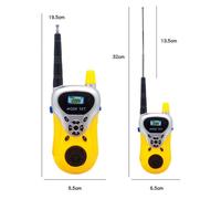 Conjunto de walkie-talkies para niños: inalámbricos, portátiles, 2 piezas.
