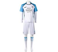 Conjunto de Xinchangda Blue Lock para fútbol de jóvenes y adultos: camiseta, pantalones cortos y calcetines de entrenamiento de fútbol, disfraz de cosplay de Halloween para anime