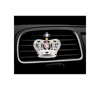 conjunto decoración interior Ambientador para coche estilo corona, difusor de botella de perfume en el coche, salida de aire acondicionado, clip de Perfume salida aire del coche(E)