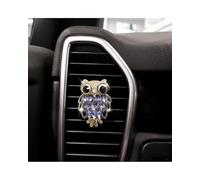 conjunto decoración interior Difusor de perfume para ambientador de coche estilo búho, para el aire acondicionado del coche, salida de ventilación, clip de perfume salida aire del coche(1)