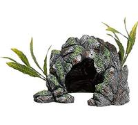 Conjunto Decorativo Cueva y Planta para Acuario. Grande