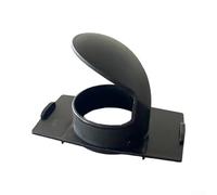 Conjunto deflector de entrada para dispositivos de vacío, pieza de repuesto compatible con 7413197 7413120 ABS negro resistente a la rotura bolsa de filtro de una sola unidad