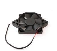 Conjunto del ventilador Ventilador de radiador eléctrico de 12 V para motocicleta, enfriador de aceite y agua, apto para 200 cc, 250 cc y 300 cc.