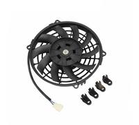 Conjunto del ventilador Ventilador de refrigeración universal para motocicleta de 12 V, enfriador de aceite, radiador eléctrico de motor, tanque de agua para motos de cross.