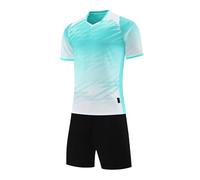 Conjunto deportivo de 2 piezas de secado rápido para adolescentes, camiseta de entrenamiento atlético de manga corta transpirable, pantalones cortos deportivos flexibles, ideales para sesiones