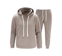 Conjunto deportivo de 2 piezas para hombre, sudadera casual para hombre, sudadera deportiva para primavera y otoño, sudadera con puños y pantalones deportivos, conjunto de dos piezas para exteriores
