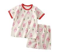 Conjunto Deportivo de 2 Piezas para niña Casual Verano espectáculo Danza del Vientre Camisa Top Blusa Y Pantalones Streetwear Moderno Chándal 6-13 Años