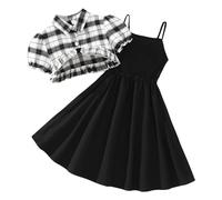 Conjunto Deportivo de 2 Piezas para niña Cortos Casual espectáculo Danza del Vientre Chaleco Sin Mangas Pantalones Trajes Streetwear Moderno Chándal niños 1 a 6 años