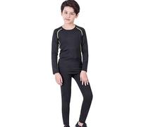 Conjunto Deportivo Infantil Invierno Niños Niñas Prendas Manga Larga Pantalones Equipación Ejercicio Atletismo Baloncesto Juego Ropa Actividades Físicas (Green, 4-5 Years)