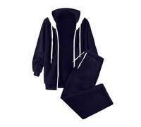 Conjunto Deportivo Mujer Chándal Otoño Invierno Traje Deporte Tracksuit para Fitness Jogging Sudadera Manga Larga Pantalones Recto Conjuntos 2 Piezas Gimnasio, Yoga,