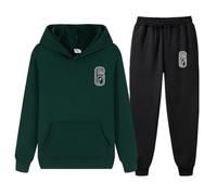 Conjunto deportivo Rainbow Six para hombre: sudadera con capucha de manga larga y pantalón deportivo. Conjunto deportivo de 2 piezas para mujer ropa deportiva suave cálida bolsillo,Army Green-x_l
