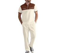 Conjunto Deportivo Verano Hombre Chándal Caballero 2026 64 Adolescentes Mejores Coctel Frac Crema Bachillerato Festivales Franela I Reflectivo Moto Un Quito Pingüino Lujo