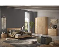 Conjunto dormitorio completo napoli color roble