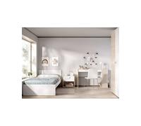 Conjunto dormitorio TOP 4 DEKIT blanco/natural