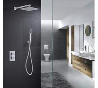 Conjunto ducha termostatica empotrada Imex Cies Blanco GPC009-BL