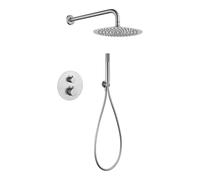 IMEX GTM039/NQ MONZA Grifo Termostático Ducha Empotrado Color Níquel Cepillado