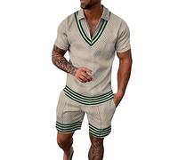 Conjunto Elegante Sport Hombre para Vestir Gala Graduación Marcas Playero Jogging Naranja Vintage Deporte MTB Veston Bermudas Microfibra Tie Media Brillante Tango Azulado