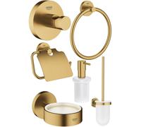 Conjunto escobilla de baño Grohe Essentials 40374GN1, portarrollos de papel higiénico Grohe Essentials 40367GN1, 40369GN1, 40365GN1, 40394GN1, 40364GN1