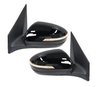 Conjunto Espejo Lateral Luz De Giro Eléctrica Plegable Negra 8 Pines Para Hyundai I20 MK2 GB IB 2015-2020, Conjunto Espejo Retrovisor(1 pair)