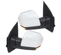 Conjunto Espejo Lateral Para Ford F150 2015, 2016, 2017-2020 Espejo Retrovisor Lateral Plegable Manual Con Calefacción De 6/8 Pines(1 pair)