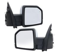 Conjunto Espejo Lateral Para Ford F150 2015-2020, 18+4 Pines Espejo Retrovisor Lateral Con Cámara Plegable Eléctrica Y Doble Enchufe Cromado(1 pair)