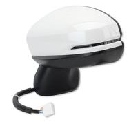 Conjunto Espejo Retrovisor Coche Espejo retrovisor lateral puerta coche montaje lente plegable manual Para FIT Para JAZZ Para MK4 gf gk 2015-2019(5pins white L)