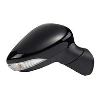 Conjunto Espejo Retrovisor Conjunto Espejos Retrovisores Laterales Con Señal Giro Para Ford Para Fiesta Sedán 2009-2017 Espejo Completo(Negro,bien)