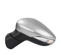 Conjunto Espejo Retrovisor Conjunto Espejos Retrovisores Laterales Con Señal Giro Para Ford Para Fiesta Sedán 2009-2017 Espejo Completo(Plata,Izquierda)